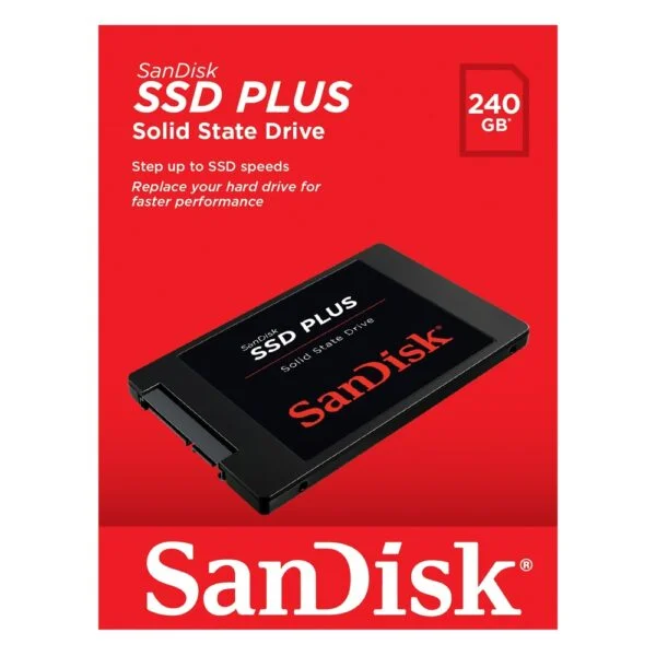 SanDisk Δίσκος SSD Plus 240GB (SDSSDA-240G-G26) (SANSDSSDA-240G-G26) - Image 2