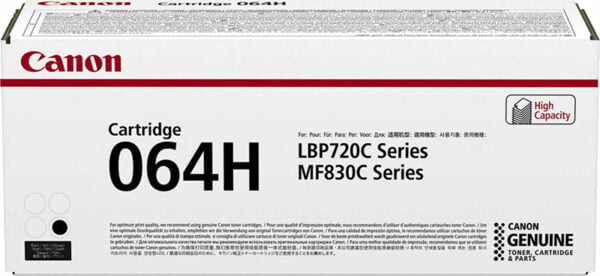 CANON LBP722Cdw/MF 832Cdw  SERIES TONER BLACK HC (13.4k) (4938C001) (CAN-064HBK)